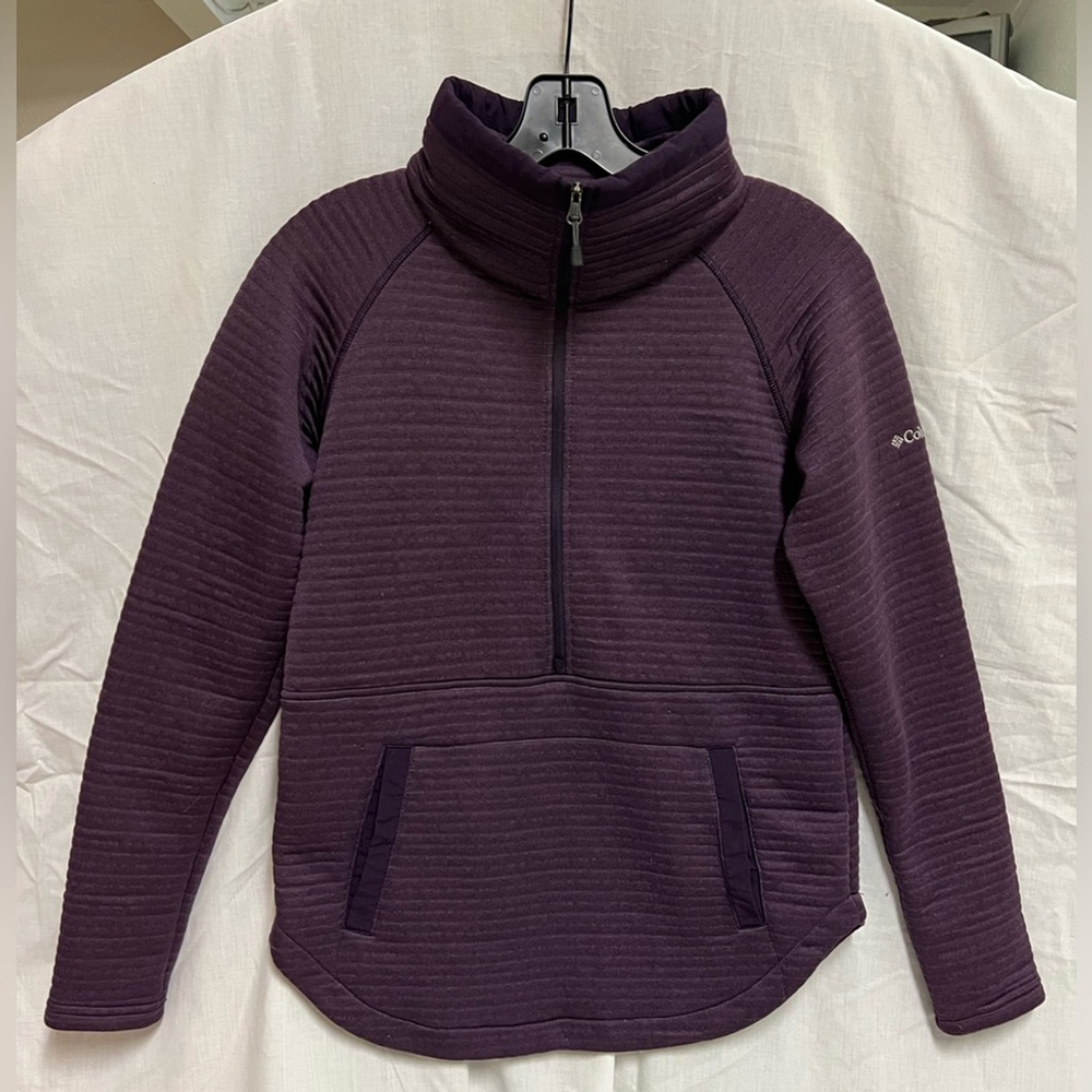 Columbia Purple Half Zip Pullover Size XS